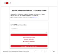 Kleine Seitenvorschau von wolf-smartset.de