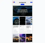 Kleine Seitenvorschau von skoda-portal.de
