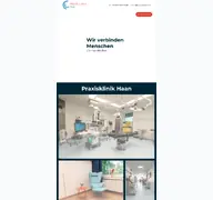 Kleine Seitenvorschau von diepraxiskliniken.de