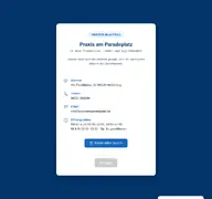 Kleine Seitenvorschau von praxisamparadeplatz.de