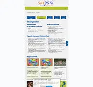 Kleine Seitenvorschau von skypark.de