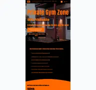 Kleine Seitenvorschau von privategymzone.de