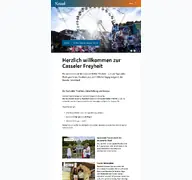 Kleine Seitenvorschau von casseler-freyheit.de