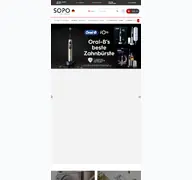 Kleine Seitenvorschau von sopo-onlineshop.de