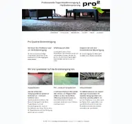 Kleine Seitenvorschau von pro2-bodenreinigung.de