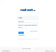 Kleine Seitenvorschau von login.rad-net.de