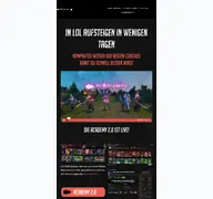 Kleine Seitenvorschau von lol.playershubacademy.de