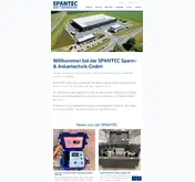 Kleine Seitenvorschau von spantec-gmbh.de