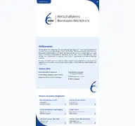 Kleine Seitenvorschau von wirtschaftskreis.de