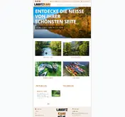 Kleine Seitenvorschau von lausitz-kanu.de