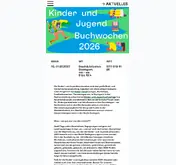 Kleine Seitenvorschau von kinder-jugendbuchwochen.de