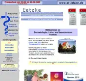 Kleine Seitenvorschau von dr-latzke.de