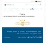 Kleine Seitenvorschau von gsg9.de