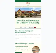 Kleine Seitenvorschau von gutshof-colmberg.de