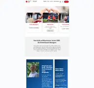 Kleine Seitenvorschau von drk-kv-wangen.de
