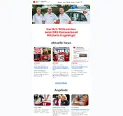 Kleine Seitenvorschau von drk-mek.de