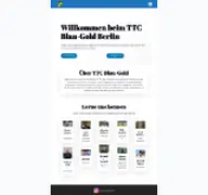 Kleine Seitenvorschau von ttc-blau-gold-berlin.de