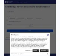 Kleine Seitenvorschau von karriere.deutsche-bank-immobilien.de