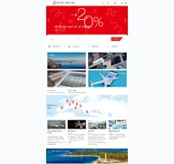 Kleine Seitenvorschau von croatiaairlines.com