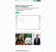 Kleine Seitenvorschau von doctrine.de