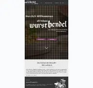 Kleine Seitenvorschau von wurstbendel.de