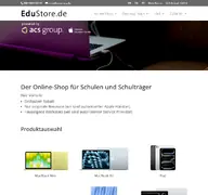 Kleine Seitenvorschau von edustore.de