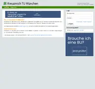 Kleine Seitenvorschau von tumuenchen.kreuzmich.de