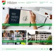 Kleine Seitenvorschau von karriere.hilden.de
