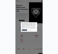 Kleine Seitenvorschau von turnverein-lahr.de