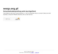 Kleine Seitenvorschau von wosp.org.pl