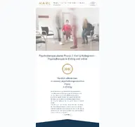 Kleine Seitenvorschau von therapie-karl.de