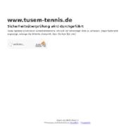 Kleine Seitenvorschau von tusem-tennis.de