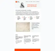 Kleine Seitenvorschau von liszt-portal.de