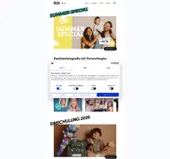Kleine Seitenvorschau von picturepeople.de
