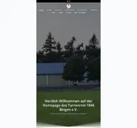 Kleine Seitenvorschau von tv-bingen.de