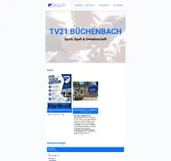 Kleine Seitenvorschau von tv-buechenbach.de