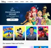Kleine Seitenvorschau von tv.disney.de