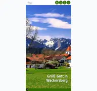 Kleine Seitenvorschau von wackersberg.de