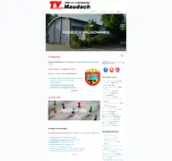 Kleine Seitenvorschau von tv-maudach.de