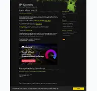 Kleine Seitenvorschau von ip-secrets.com