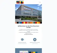 Kleine Seitenvorschau von elsa-neumann-schule.de