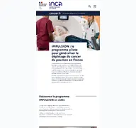 Kleine Seitenvorschau von e-cancer.fr