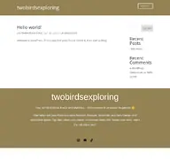 Kleine Seitenvorschau von twobirdsexploring.de