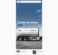 Kleine Seitenvorschau von tyczka-airgases.de