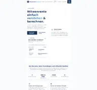 Kleine Seitenvorschau von witwenrenteratgeber.de