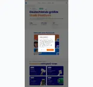 Kleine Seitenvorschau von uniwunder.de