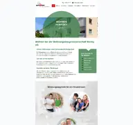 Kleine Seitenvorschau von wobag-niesky.de