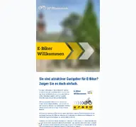 Kleine Seitenvorschau von ebiker-willkommen.de