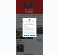 Kleine Seitenvorschau von tyssaer-waende.de