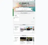 Kleine Seitenvorschau von wb-trauer.de